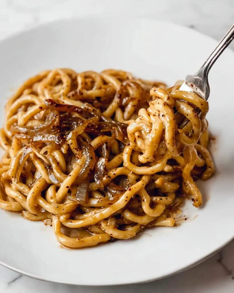 Easy Cacio e Pepe with Caramelized Onions Recipe