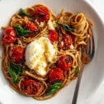 10 Minute Cherry Tomato Pasta with Garlic and Basil Recipe