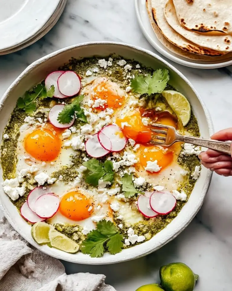 Salsa Verde Baked Eggs Recipe