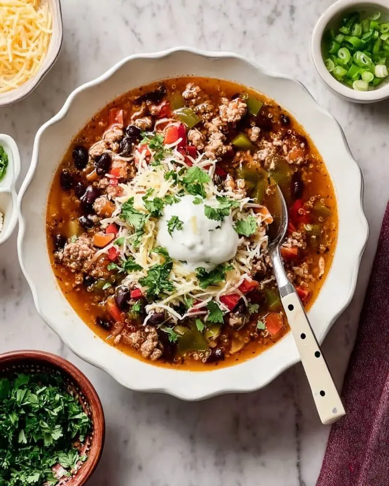 Southwest Turkey & Quinoa Soup Recipe
