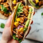 Jerk Cauliflower Tacos with Mango Hot Sauce Recipe