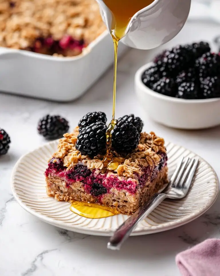 Blackberry Baked Oatmeal Recipe