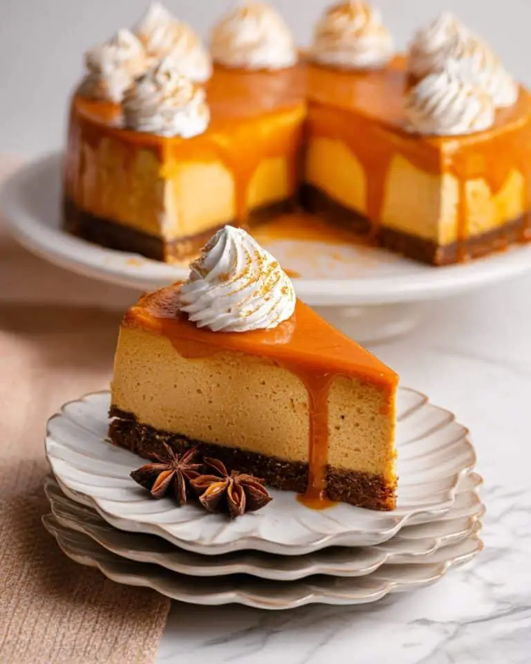 Best Roasted Sweet Potato Cheesecake with Gingersnap Crust Recipe