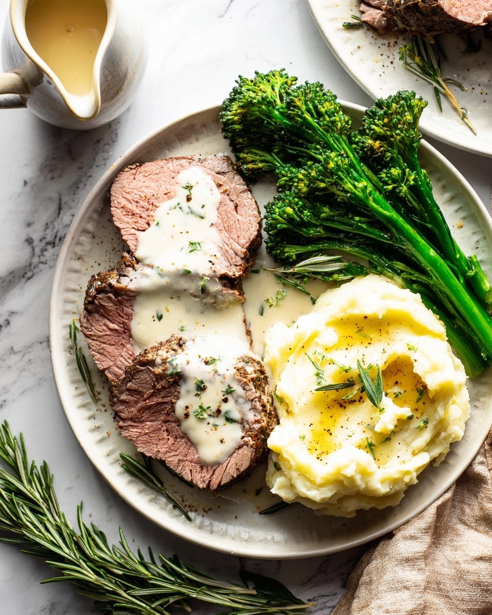 Beef Tenderloin Roast with Horseradish Cream Sauce Recipe