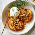 Baked Vanilla Cardamom Nectarines Recipe