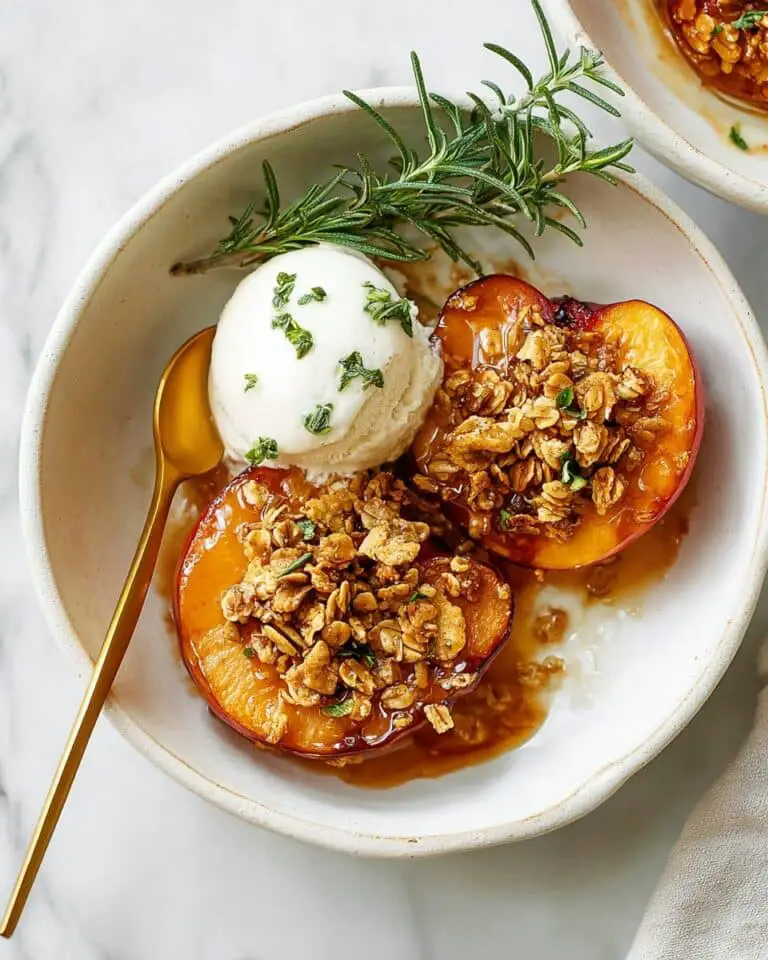 Baked Vanilla Cardamom Nectarines Recipe