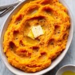Carrot and Swede Mash with Vegan Butter and Optional Cream Cheese Recipe