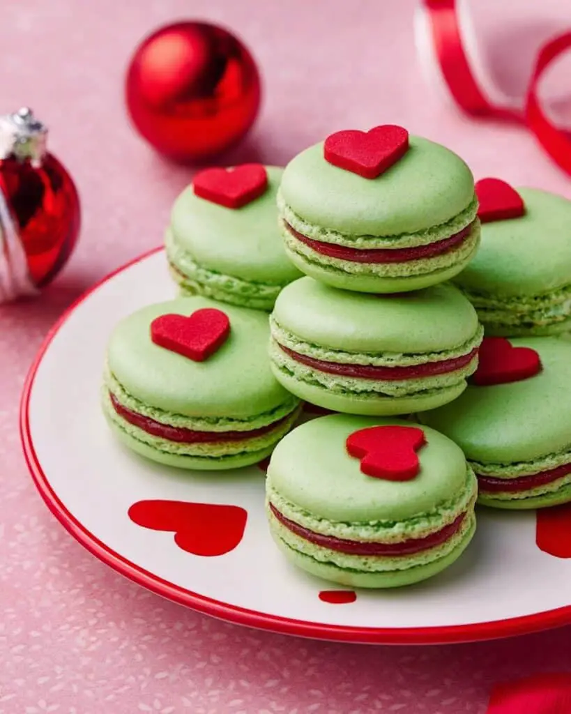 Grinch Macarons Recipe