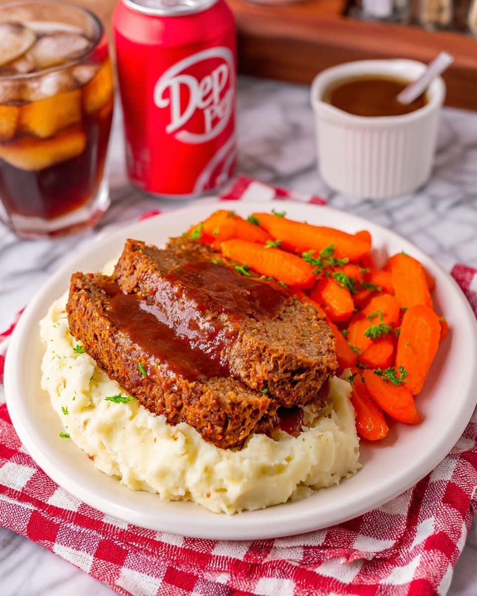 Pepper Meatloaf with  BBQ Glaze Recipe